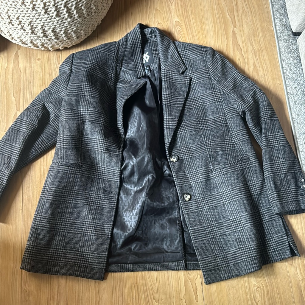 Dkny Checkered Blazer